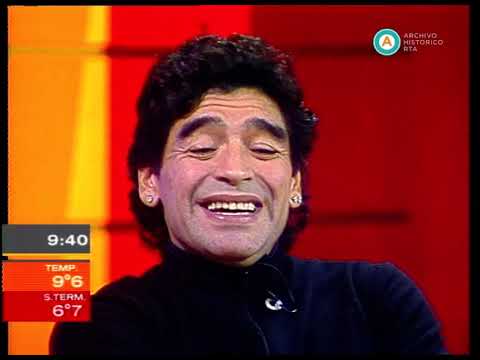 Maradona y una visita sorpresiva al matutino Desayuno, 2005 (fragmento II)