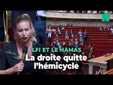 La droite quitte l’Assemblée nationale avant l’intervention de Mathilde Panot
