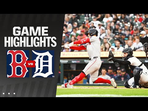 Red Sox vs. Tigers Game Highlights (5/13/25) | MLB Highlights