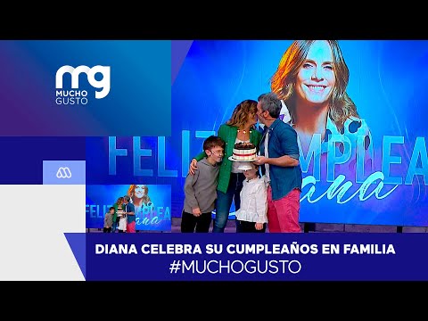 #MuchoGusto /Tengo más de lo que soñé: Diana celebra su cumpleaños en vivo junto a su familia