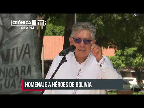 Colocan ofrendas florales por el 143 aniversario del Día del Mar en Bolivia - Nicaragua