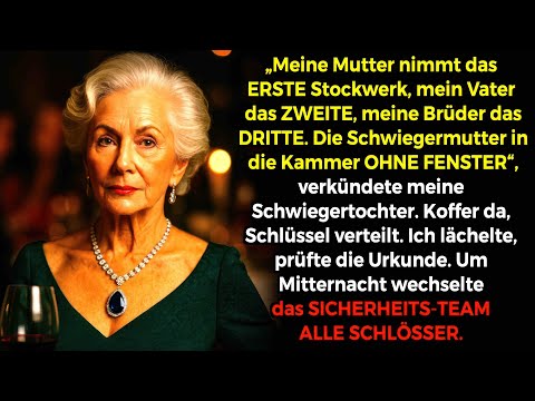 Beim abendessen teilte meine Schwiegertochter mein Haus mit Familie — mein Anwalt stoppte die Feier.