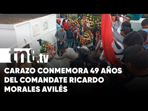 Conmemoran 49 años del Comandante Ricardo M. Avilés en Carazo - Nicaragua