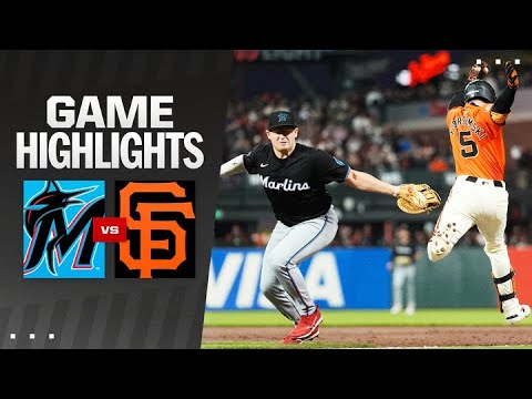 Marlins vs. Giants Game Highlights (8/30/24) | MLB Highlights