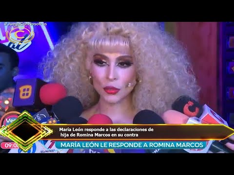 María León responde a las declaraciones de  hija de Romina Marcos en su contra