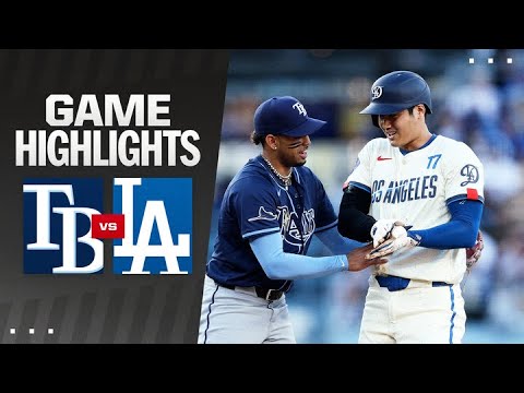 Rays vs. Dodgers Game Highlights (8/24/24) | MLB Highlights