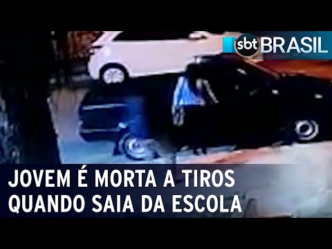 Jovem de 19 anos é morta a tiros quando saía da escola no interior de SP | SBT Brasil (20/05/22)