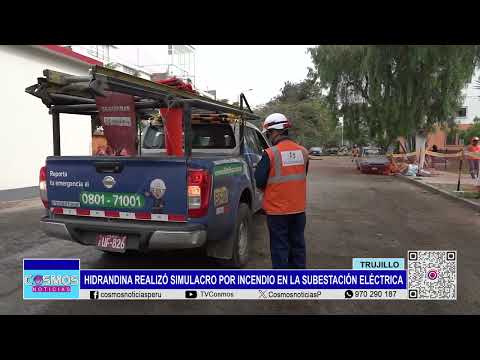 Trujillo: Hidrandina realizó simulacro por incendio en la subestación eléctrica