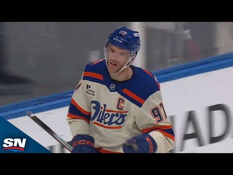 Connor McDavid Scores Off Sweet Give-And-Go With Ryan Nugent-Hopkins
