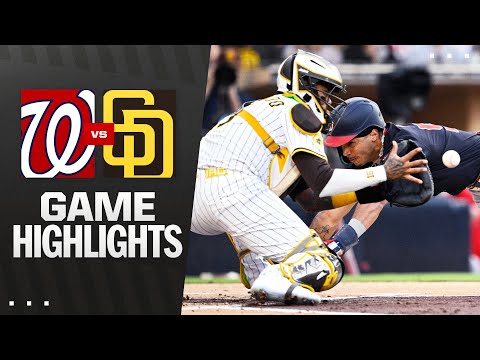 Nationals vs. Padres Game Highlights (6/24/25) | MLB Highlights