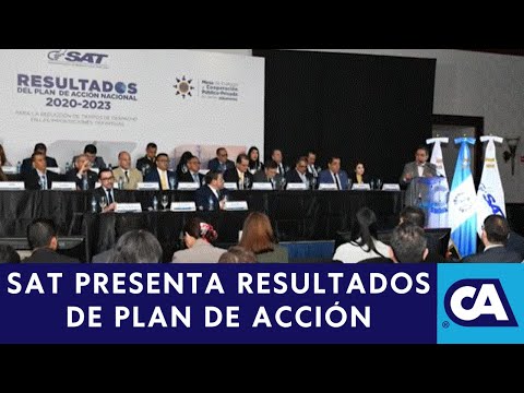 SAT presentó resultados del Plan Nacional de Acción Nacional 2020-2023.