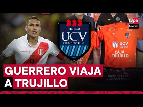 Paolo Guerrero viajará a Trujillo este jueves, según pudo conocer TVPerú Noticias