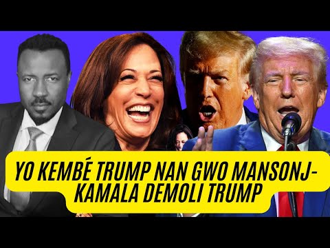 WAP SEZI -TRUMP LAGE PI GWO MASONJ NAN ELEKZSYON AN - KAMALA MONTRE KIJAN BON LIDE TRAVAY - ABNER G