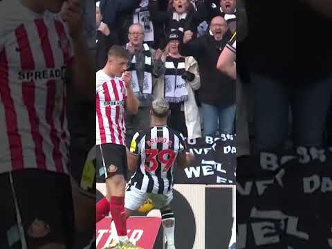 En un derbi... HASTA UN ROBO SE CELEBRA  Bruno Guimaraes en el Sunderland - Newcastle #FACupEnDAZN