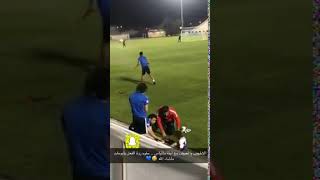 محمد الشلهوب وعبدالله المعيوف مع ابنة ماتياس