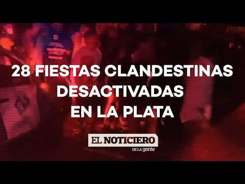 OPERATIVOS en casi 30 FIESTAS CLANDESTINAS en La Plata - Mauro Szeta en El Noti de la Gente