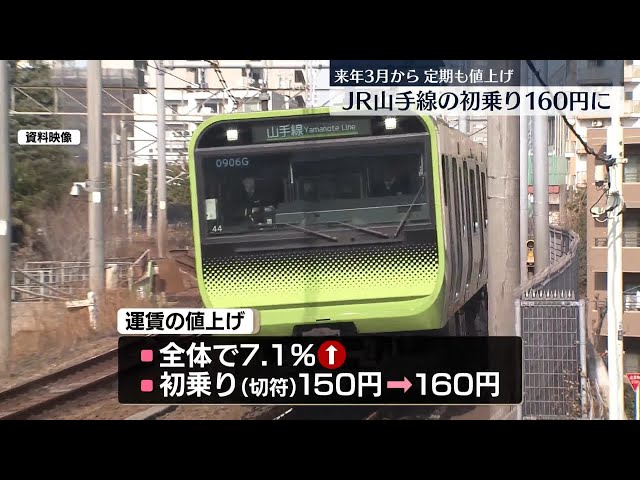 Image of Tarif Dasar Jalur Yamanote Naik Menjadi 160 Yen