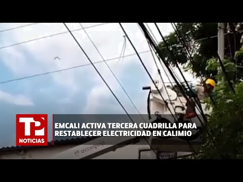 Emcali activa tercera cuadrilla para restablecer electricidad en Calimio I26.03.2024I TP Noticias