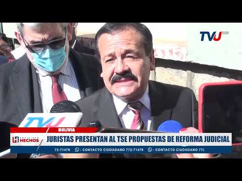 JURISTAS PRESENTAN AL TSE PROPUESTAS DE REFORMA JUDICIAL