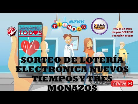 Sorteo Lotería Electrónica Nuevos Tiempos N°17607 y 3 Monazos N°107, 06-01-2020. JPS (Tarde).