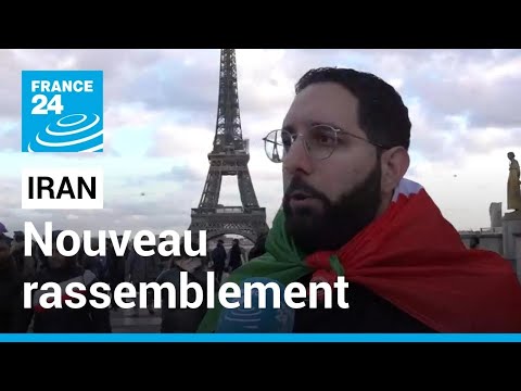 Iran : à Paris, des manifestants demandent plus de fermeté au gouvernement français • FRANCE 24
