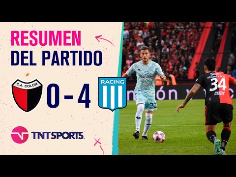 Categórica goleada de la #Academia ante el #Sabalero  | #Colon 0-4 #Racing | Resumen