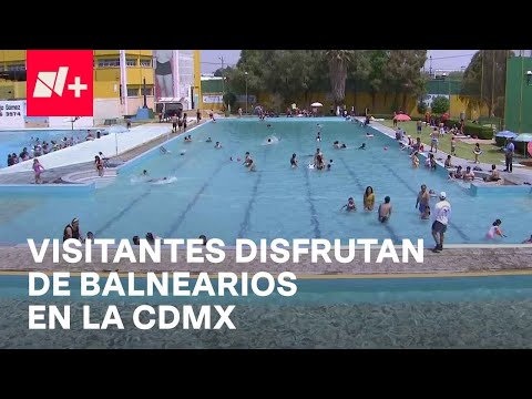 Balnearios de la Ciudad de México, repletos en jueves santo - En Punto