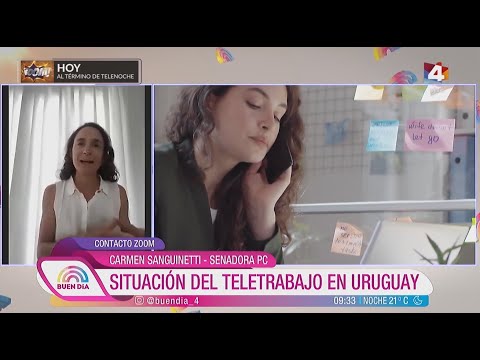 Buen Día - Situación del teletrabajo en Uruguay