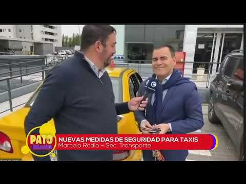 Nuevas medidas de seguridad para taxis | Marcelo Rodio - Sec. de Transporte