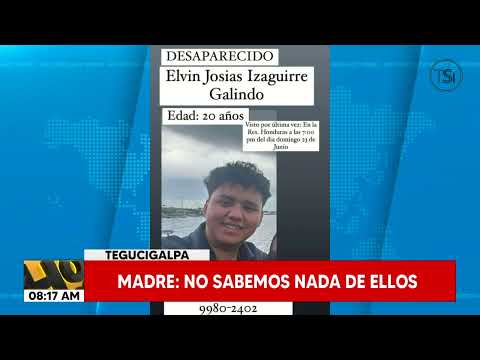 Familia busca desesperada a cinco jóvenes desaparecidos