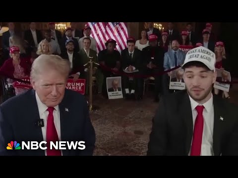 More young men are showing support for Donald Trump 