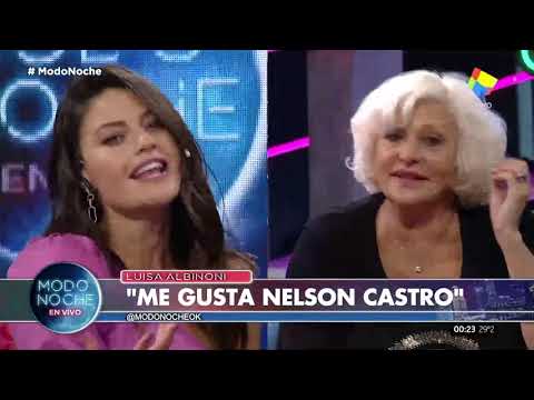 Luisa Albinoni en la entrevista hot con Estelita: Me gusta Nelson Castro
