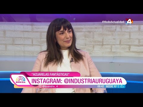 Buen Día - Hablemos Clara: Mariana Hernández Acuarelas Fantásticas