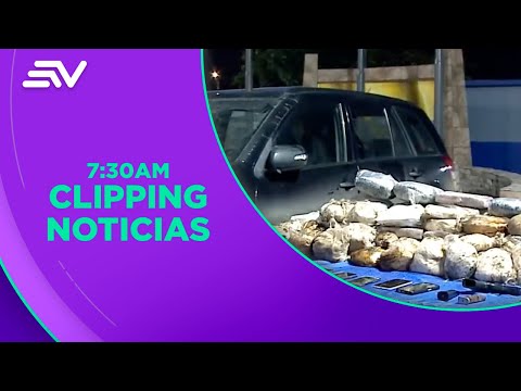 Droga incautada tras captura de sicarios en Guayaquil | Televistazo | Ecuavisa