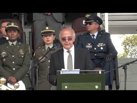 Declaración ministro Velásquez en condecoraciones a policías y soldados de San Vicente del Caguán