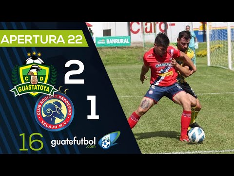 Guastatoya 2-1 Xelajú MC jornada 16 Torneo Apeertura LNFG