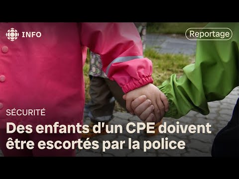 Escorte policière pour les enfants d'un CPE à Montréal