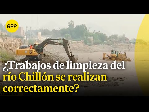 Fenómeno El Niño: Realizan trabajos de limpieza del río Chillón