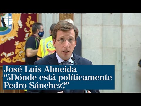 José Luis Martínez-Almeida “¿Dónde está políticamente Pedro Sánchez”