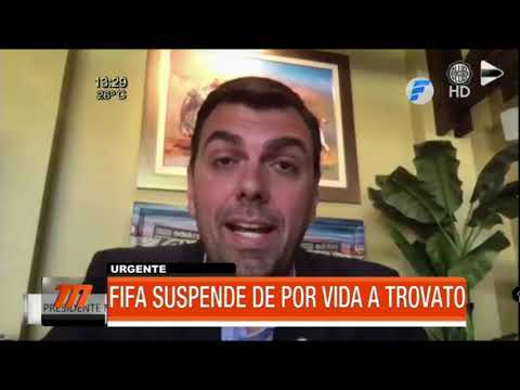 Marco Trovato salió al paso de la dura sanción que recibió por parte de FIFA