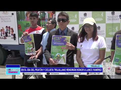 Trujillo: en el Día del Peatón y Ciclista Trujillano rendirán honor a Lance Ramírez