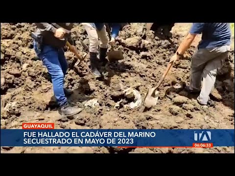 Fueron encontrados los restos de un Marino secuestrado en 2023 en Guayaquil