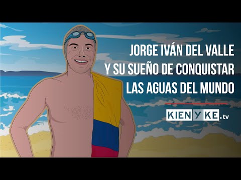 El sueño de Jorge Iván del Valle de nadar a mar abierto