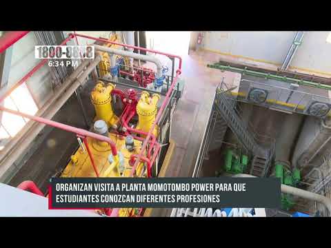Estudiantes de Nicaragua conocen operaciones de la planta Momotombo Power