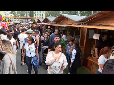 La Plaza de España de Madrid acoge la Feria de la Hispanidad