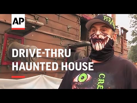 Drive-thru haunted house provides COVID-safe terror