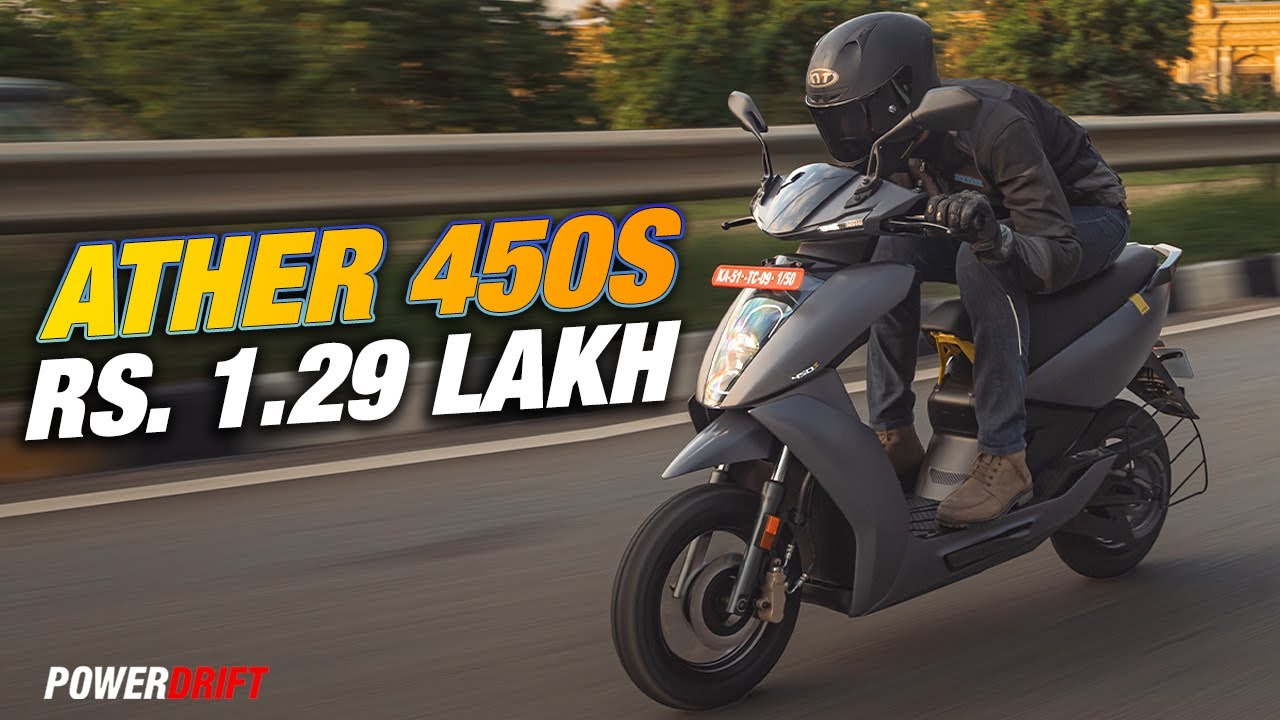 Ather 450S: What do you get at ?1.29 lakh? | PowerDrift