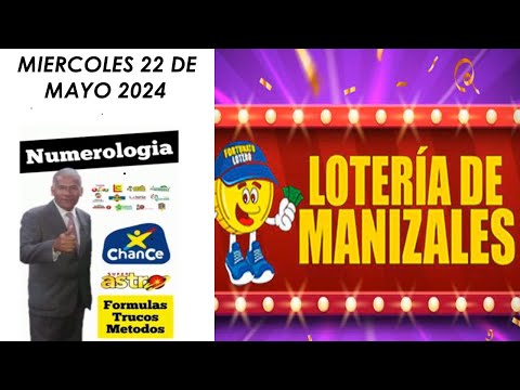 LOTERIA de MANIZALES Hoy MIERCOLES 22 de MAYO 2024 [RESULTADOS PREMIO MAYOR] #loteriadehoy