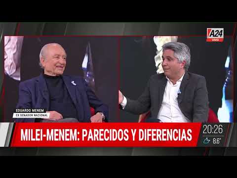 Eduardo Menem: Peronismo y kirchnerismo son distintos | Entrevista completa