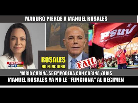 SE FORMO! Manuel Rosales ya “NO FUNCIONA” para el regimen Maduro lo DESCARTA